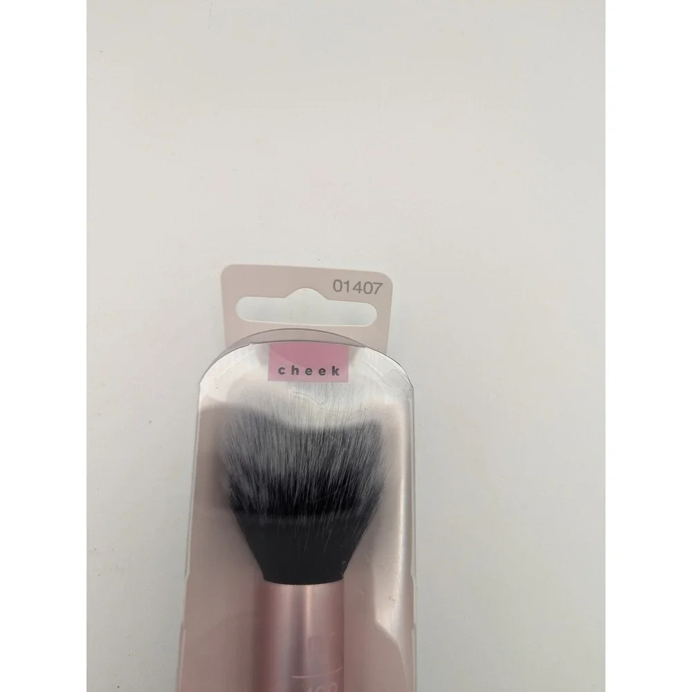 Real Techniques 400 Blush Brush‎ Pink Tapered Soft Bristles Cheek RT 01407 NEW
